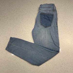 Fashion Nova two-tone jeans